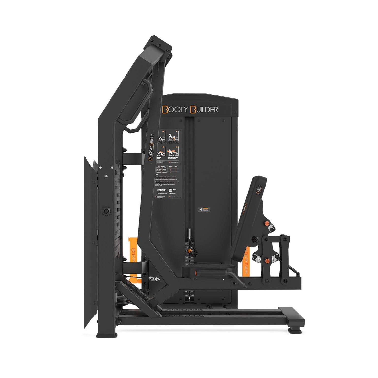 Booty Builder Pin Loaded Pendulum Hip Press (BBSPHP)