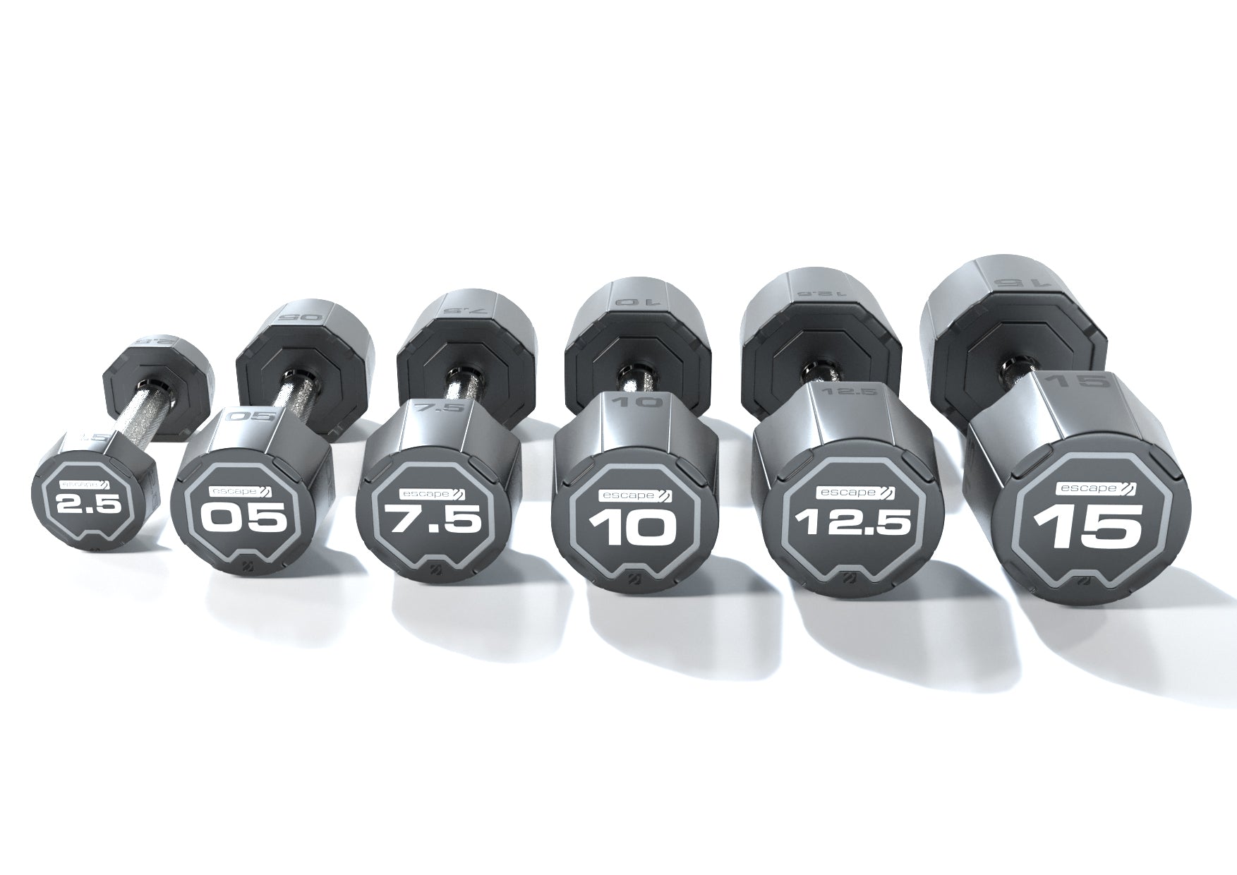 Escape SBX Rubber Dumbbells (RBDB)